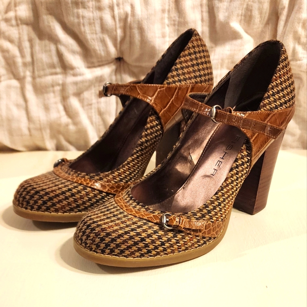 Marc Fisher Houndstooth Heels